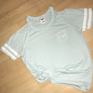 Pink | Open Shoulder Tee